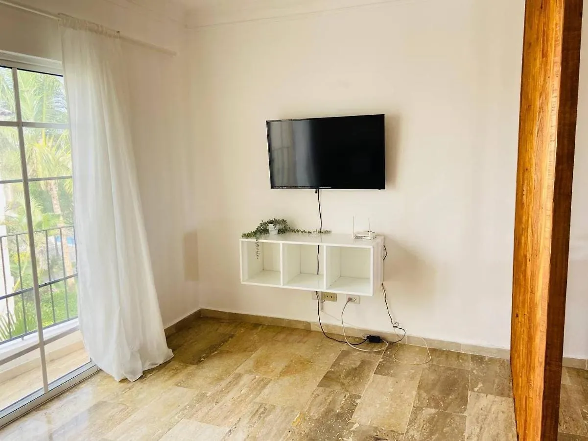 2 Rooms, 4 Beds, Pool, 5Min Beach White Sand Punta Cana Apartmán